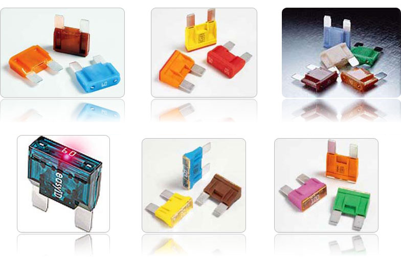 Maxi fuses in different size and variations