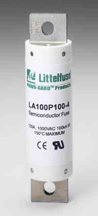 Part # LA100P1004TI  Manufacturer LITTELFUSE  Product Type 1000 Volt Fuse
