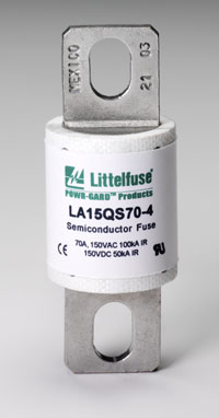 Part # LA15QS10004TI  Manufacturer LITTELFUSE  Product Type 150 Volt Fuse