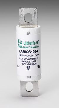 Part # LA50QS121  Manufacturer LITTELFUSE  Product Type 500 Volt Fuse